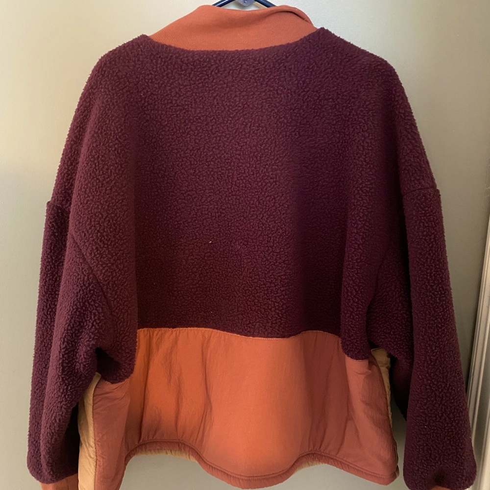 Fabletics Fleece Pullover Jacket (1X) - Picture 2 of 2